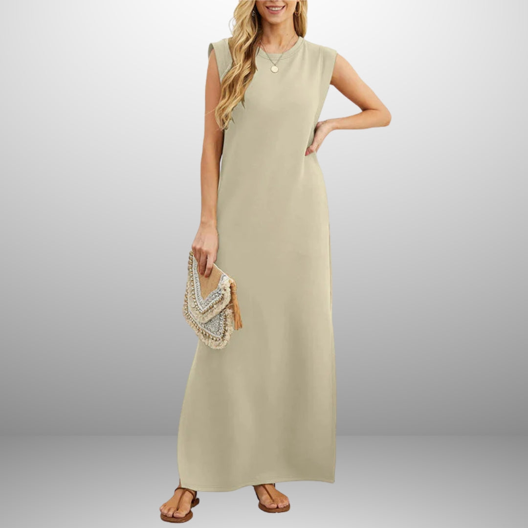 EMMA | Vestido Largo Fluido Antipliegue