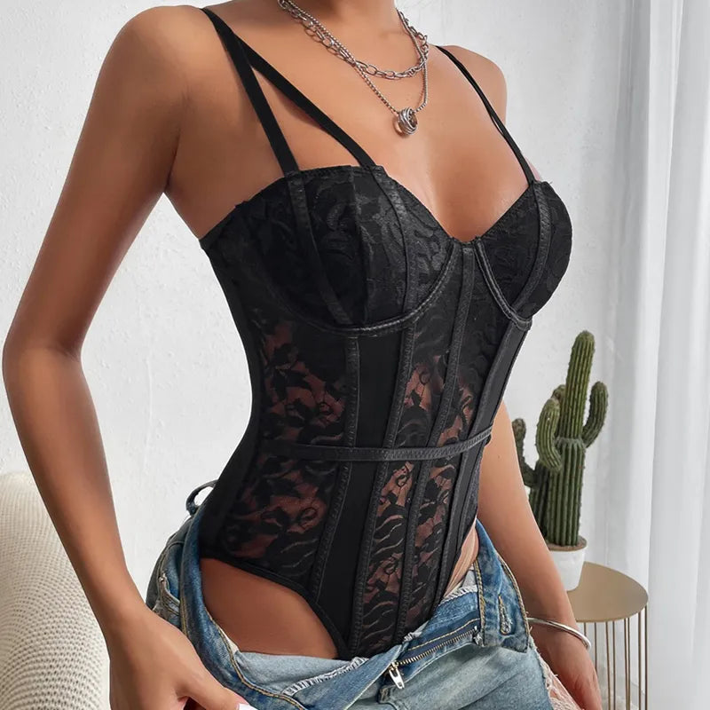 Body Vilma con Corsé Bordado