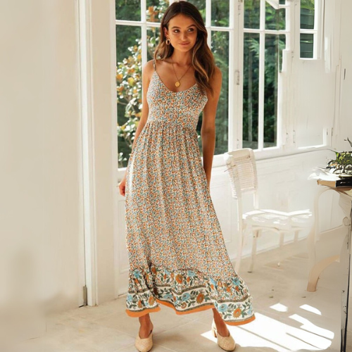 Nuria | Vestido Con Escote En V