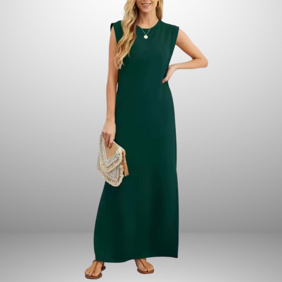 EMMA | Vestido Largo Fluido Antipliegue
