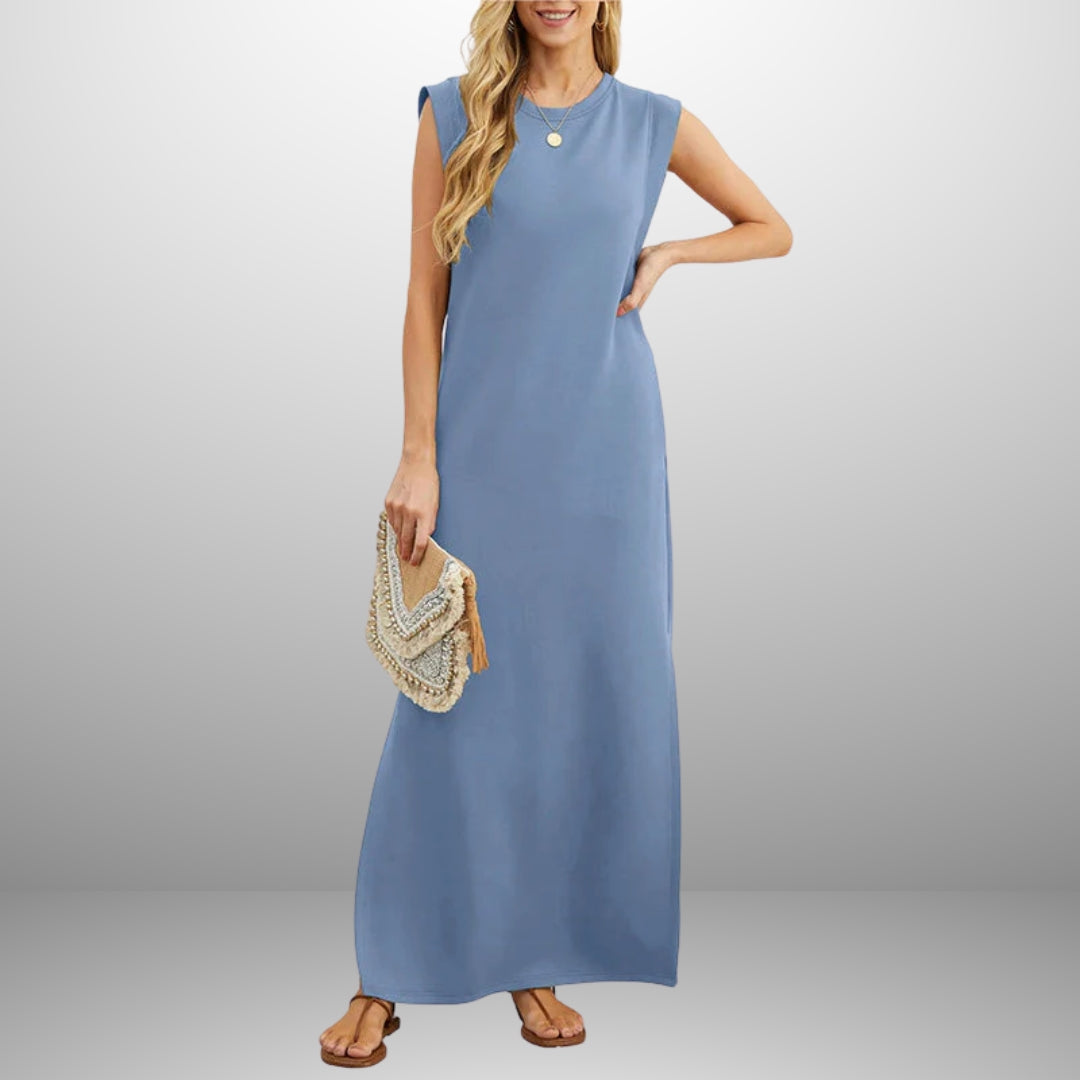 EMMA | Vestido Largo Fluido Antipliegue