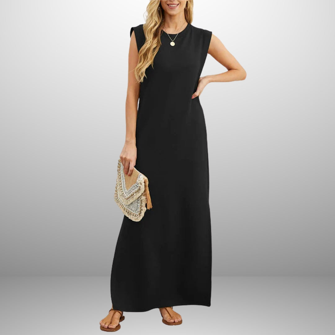 EMMA | Vestido Largo Fluido Antipliegue