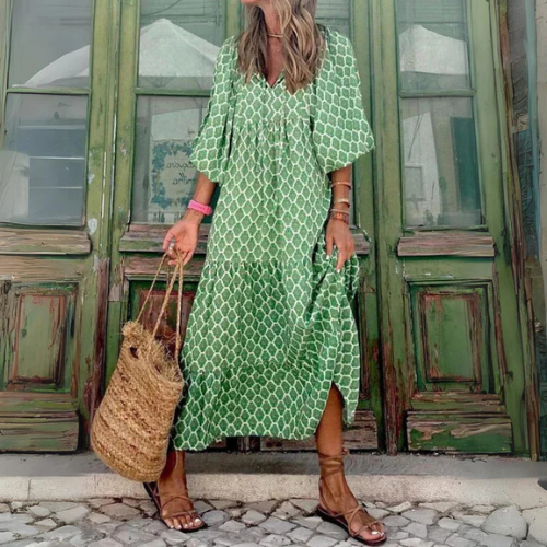 Lourdes | Vestido maxi bohemio