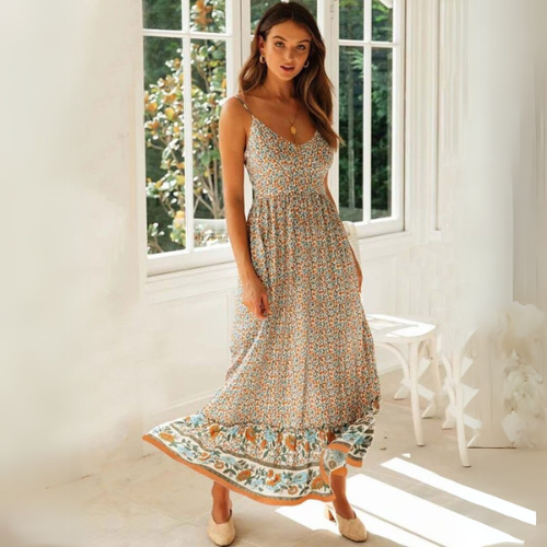 Nuria | Vestido Con Escote En V