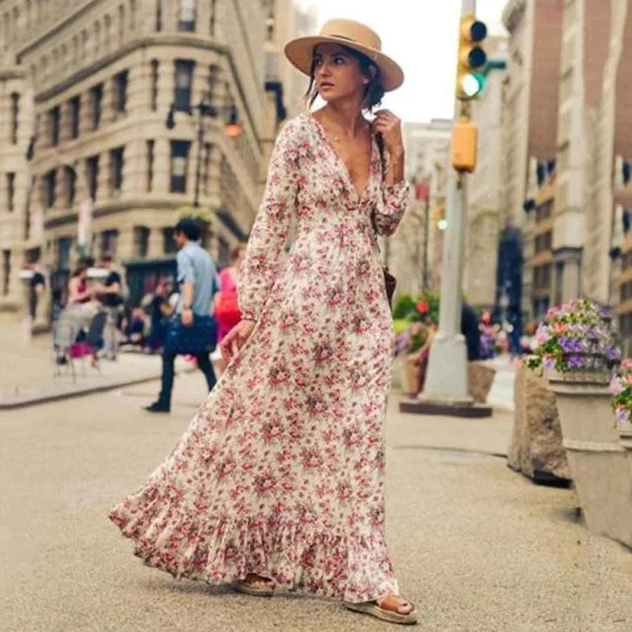 Carolina | Maxi Vestido Estilo Ibiza