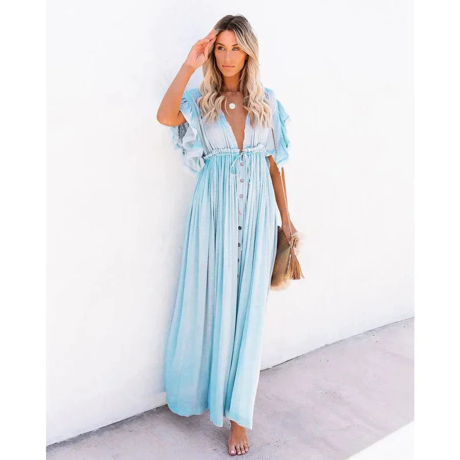 Luna | Maxi Vestido Ibiza Azul Claro