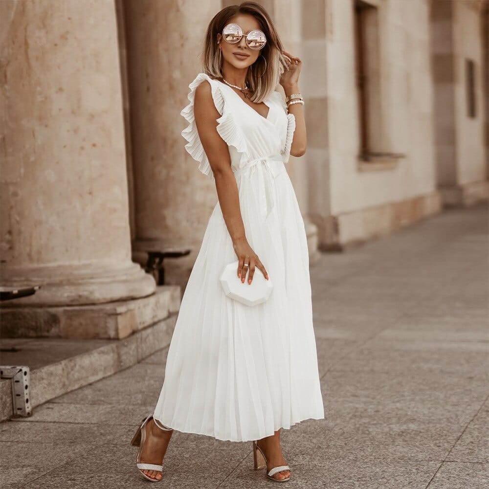 Jimena | Vestido Con Escote En V